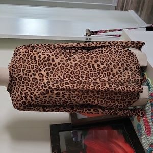 Torrid Leopard Mesh Shirt